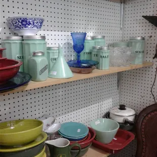 Love jade milk glass!