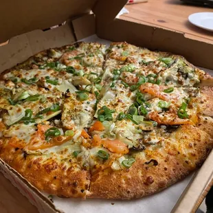 pizza, food