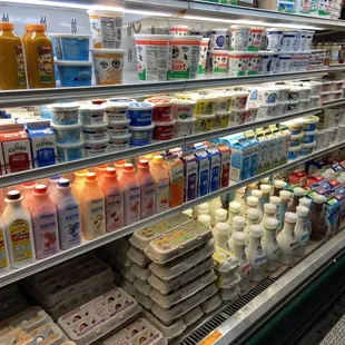 Nice selection of Dairy , anyone for Bulgarian Sheep or Goat Milk Cheese !