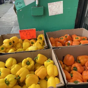 Peppers on Sale out front