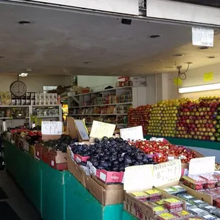 Entrance oh so full of well priced produce