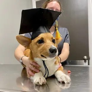 Cora has completed all of her puppy visits-hooray!