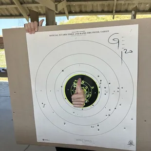 Asked my son if he had a good time at the range. This was his response.