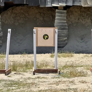 Pistol range target @ 15 yards
