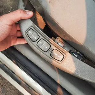 Control panel busted.....