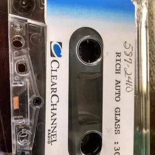 You know you have been in business for awhile when you  did your first radio commercials on one of these