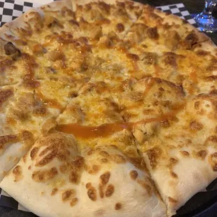 Buffalo chicken pizza