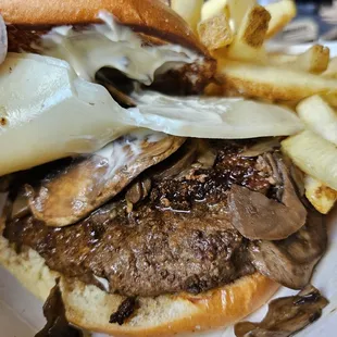 Mushroom truffle burger. No taste  Bland