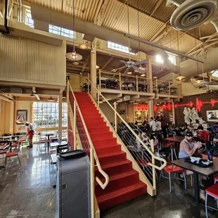 the inside of a restaurant