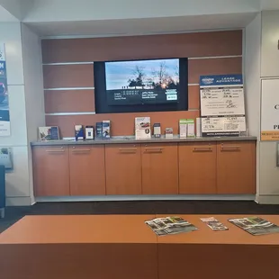 Comfortable waiting are for customers while their vehicle is being serviced.