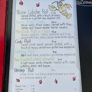 Menu September 2021