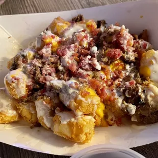 Loaded Philly Tots