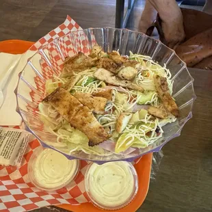 Grilled chicken salad