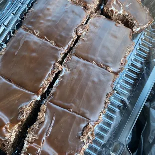 a tray of chocolate bars