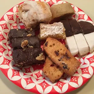 Not only does she make some good cookies, she makes tasty brownies, cinnamic buns, and lemon squares