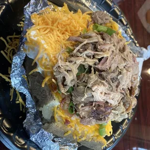 Loaded (pork) potato