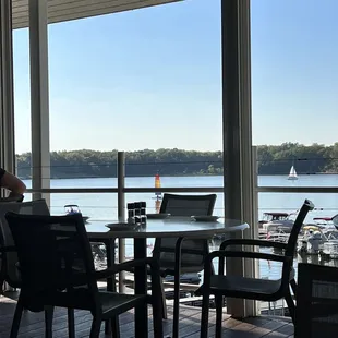 View from our table.