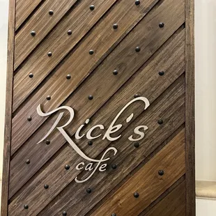 a close up of the sign