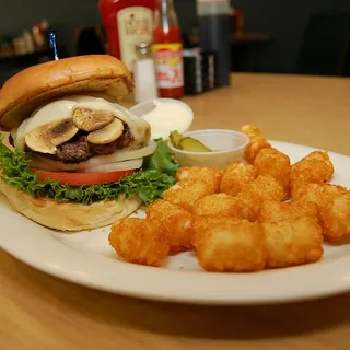 Mushroom Swiss Burger