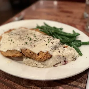 Chicken friend steak