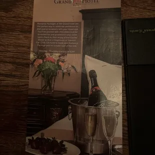 Special event notice.