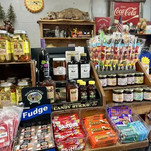 a variety of food items