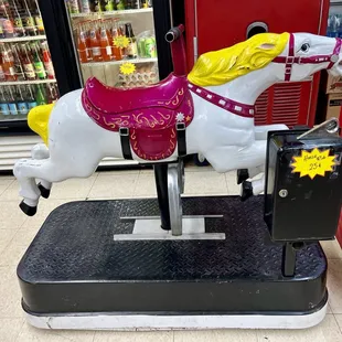 a carousel horse