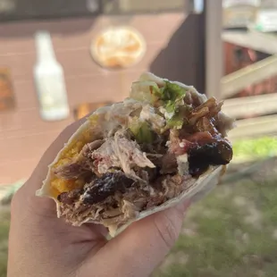 Pork burrito