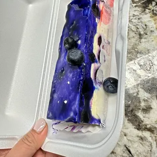 Individual Blueberry Cheesecake
