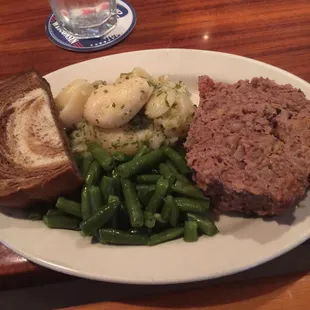 The special today was meatloaf and it was damn near as great as moms!