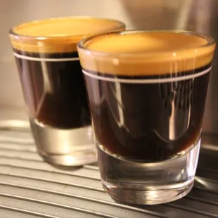 Beautiful Espresso Shots