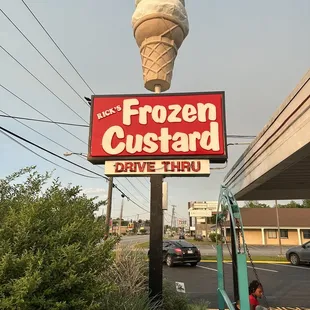 an ice cream cone