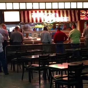 WHERE THE BIG BOYS EAT! I never came here because the line&apos;s always long; read the menu and be ready to shout out your order number!