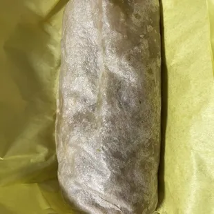 A hefty burrito at a reasonable price