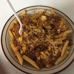 Chili cheese fries