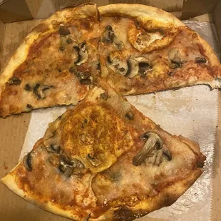 Old 60 year old prepared pizza