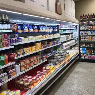 a view of a grocery store