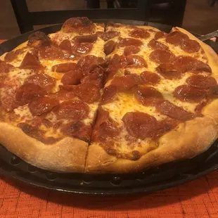 Pepperoni pizza