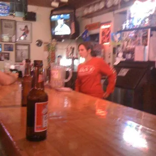 a man sitting at a bar