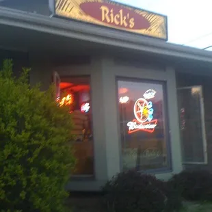 the front of the restaurant