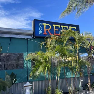 the front of rick&apos;s reef