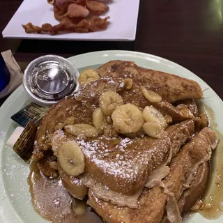 Banana Fosters Challah French Toast