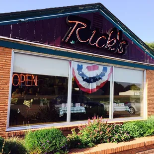 West of town; watch for it or you'll have to turn around like we did.