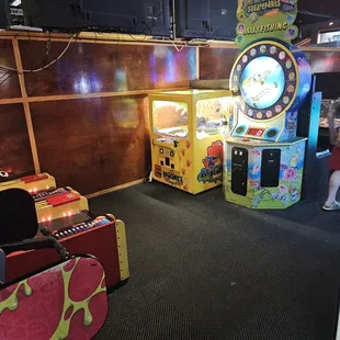 a young boy playing a game