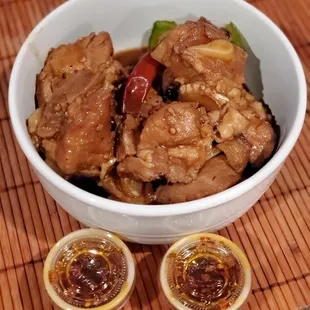 Black bean sauce spare ribs to-go!