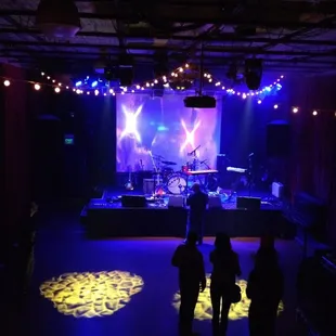 View from balcony before the show