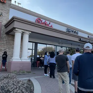 Be prepared to wait in line.