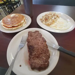Steak &amp; eggs breakfast