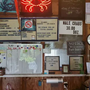 Prices for crabs as of August 2023