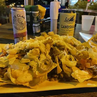 Shrimp nachos